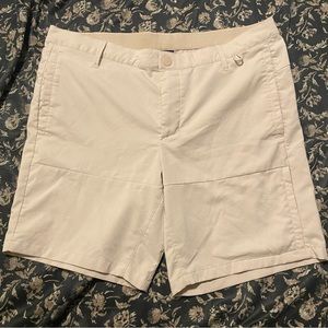 Men’s all in motion golf shorts tan